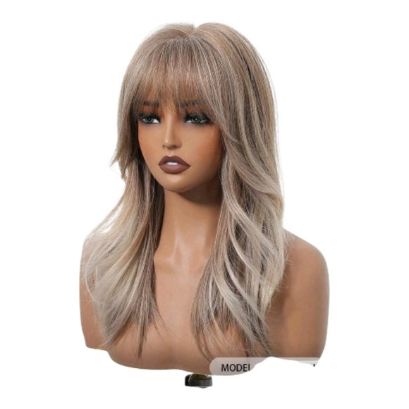 18 Inch Stylish Blonde Wig for Women - Picture 4 of 5